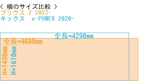 #プリウス Z 2023- + キックス  e-POWER 2020-